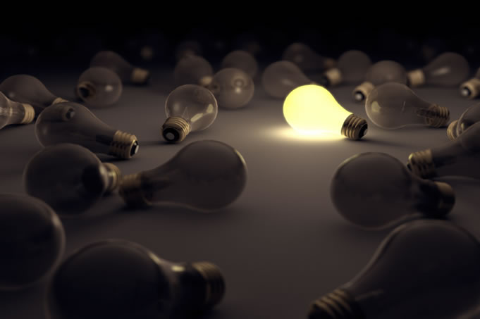 light-bulb-lit-among-dark-ones